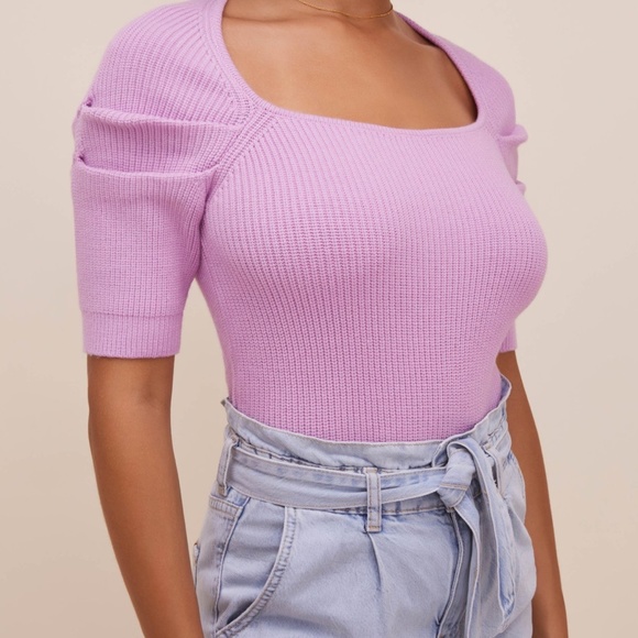 ASTR THE LABEL Adelia Ribbed Knit Sweater - Picture 6 of 6